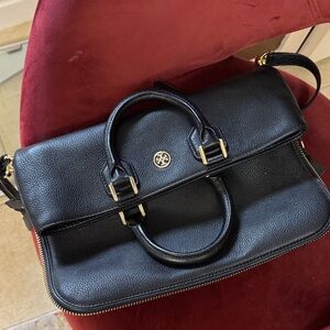 Black Leather Handbag